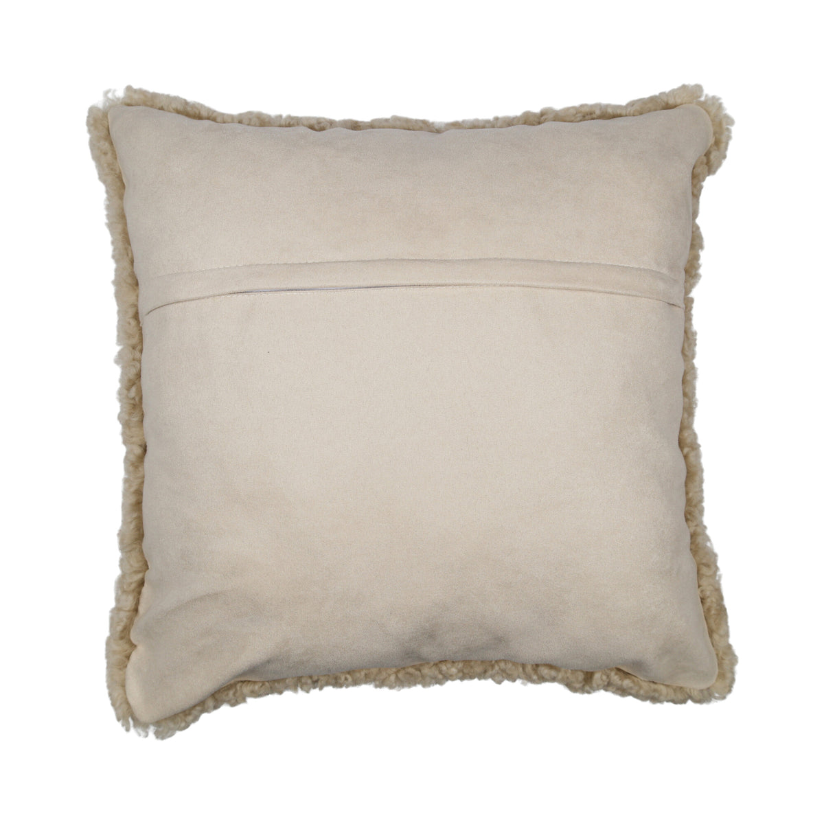 Sheepskin Cushion | Short Wool | New Zealand | 40x40 cm Moon Light