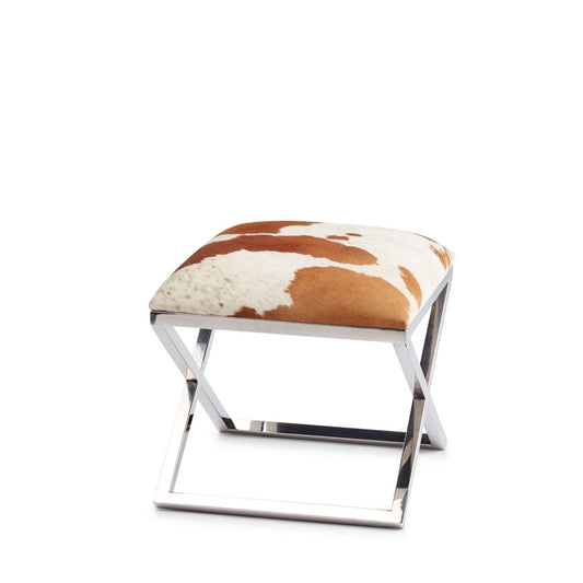 Stool Of Cow Hide | 45x45x45 cm