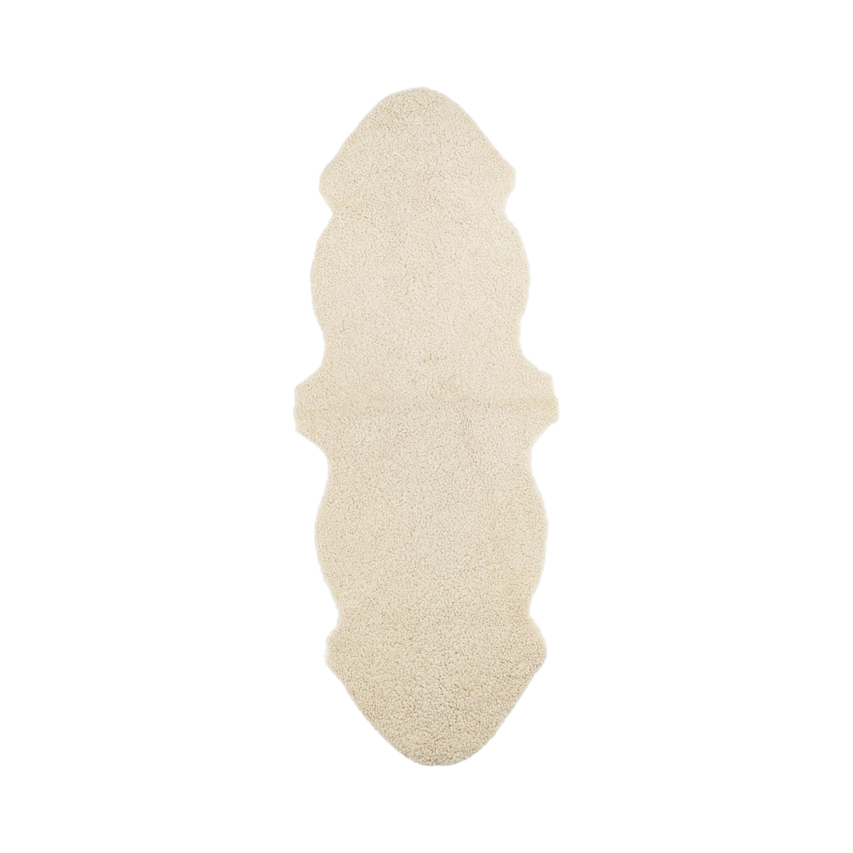 Double Sheepskin |Short Wool | New Zealand | 160x60 cm Moon Light