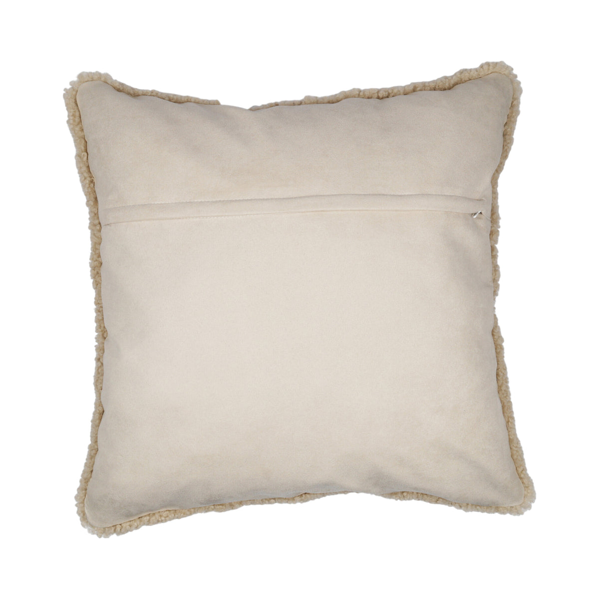 Sheepskin Cushion | Short Wool | New Zealand | 50x50 cm Moon Light
