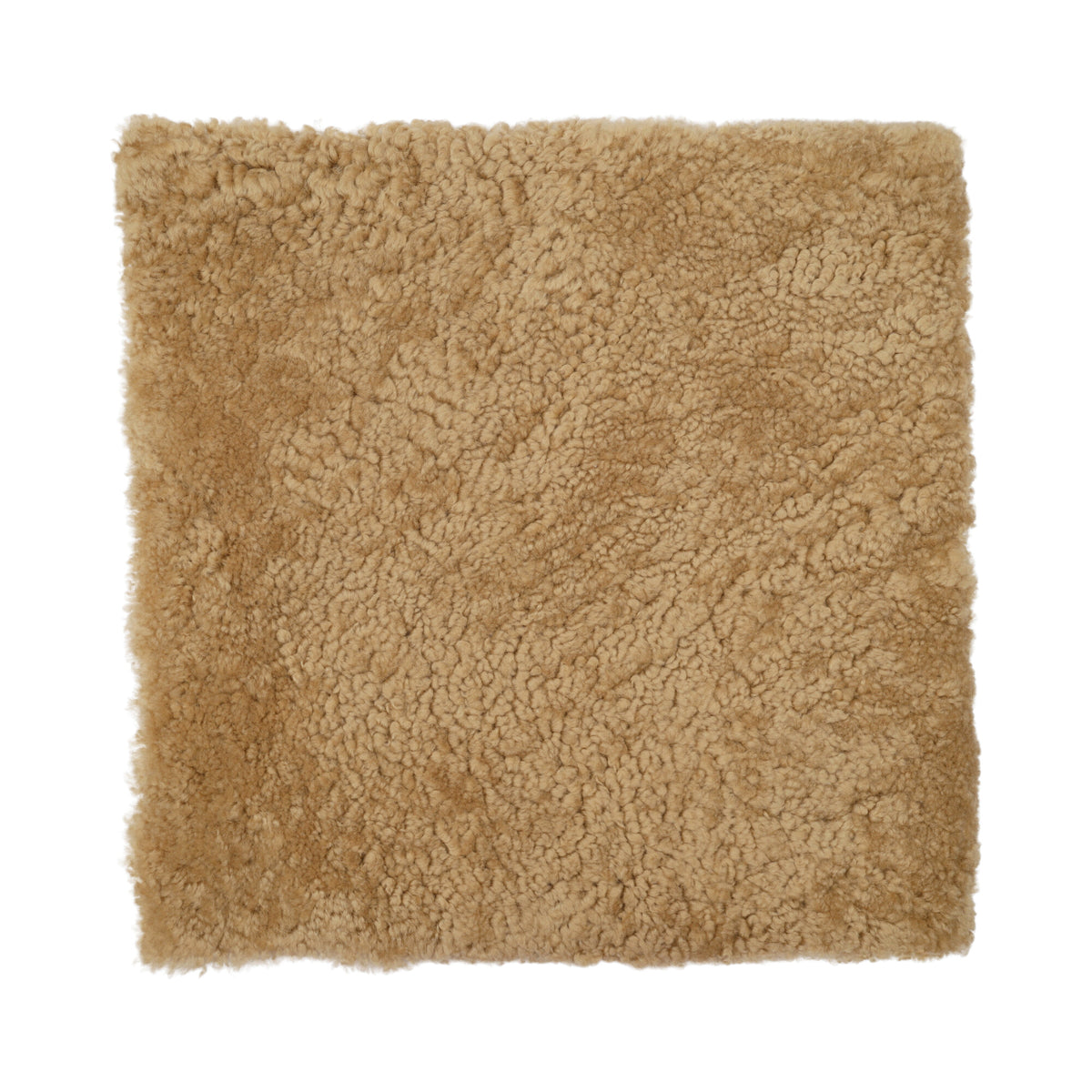 Short Wool Seat Cover | New Zealand | 40x40 cm Honey