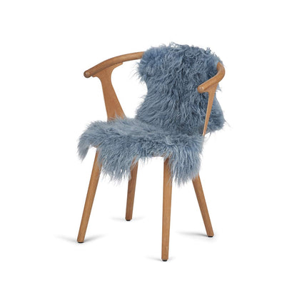Sheepskin Rug | Long wool curly | 85x50 cm