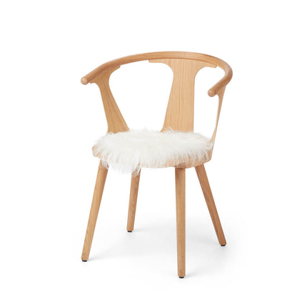 Sheepskin Seat Cover | Curly Round | D34cm
