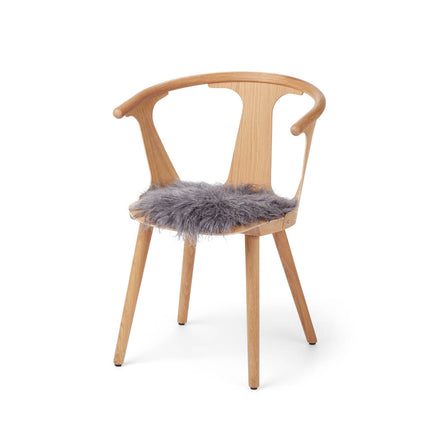 Sheepskin Seat Cover | Curly Round | D34cm