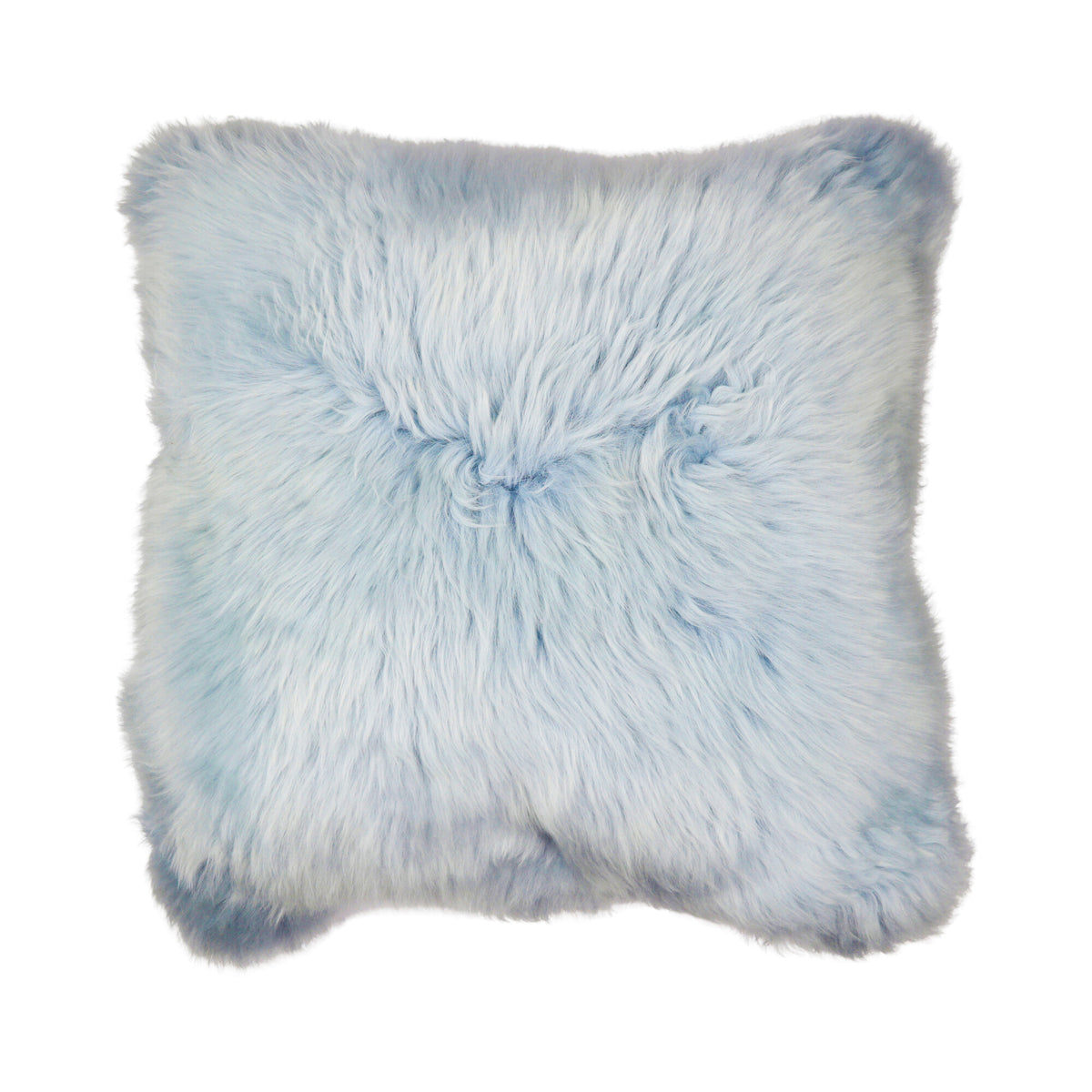 Sheepskin Cushion | Long Wool | New Zealand | 50x50 cm Blue-Grey