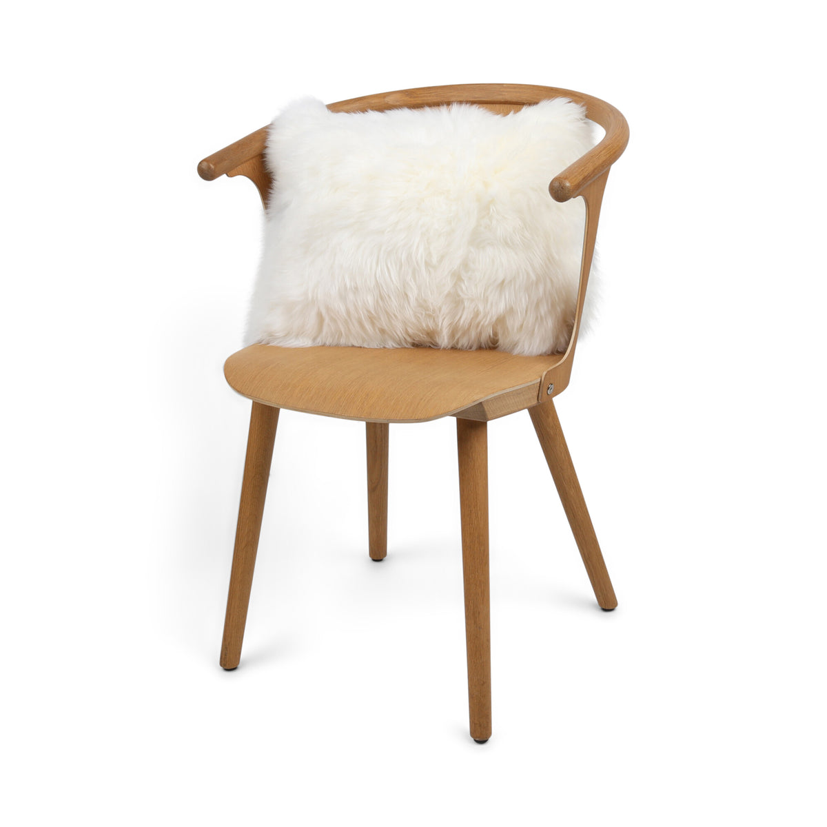 Sheepskin Cushion | Long Wool | New Zealand | 35x45 cm Ivory