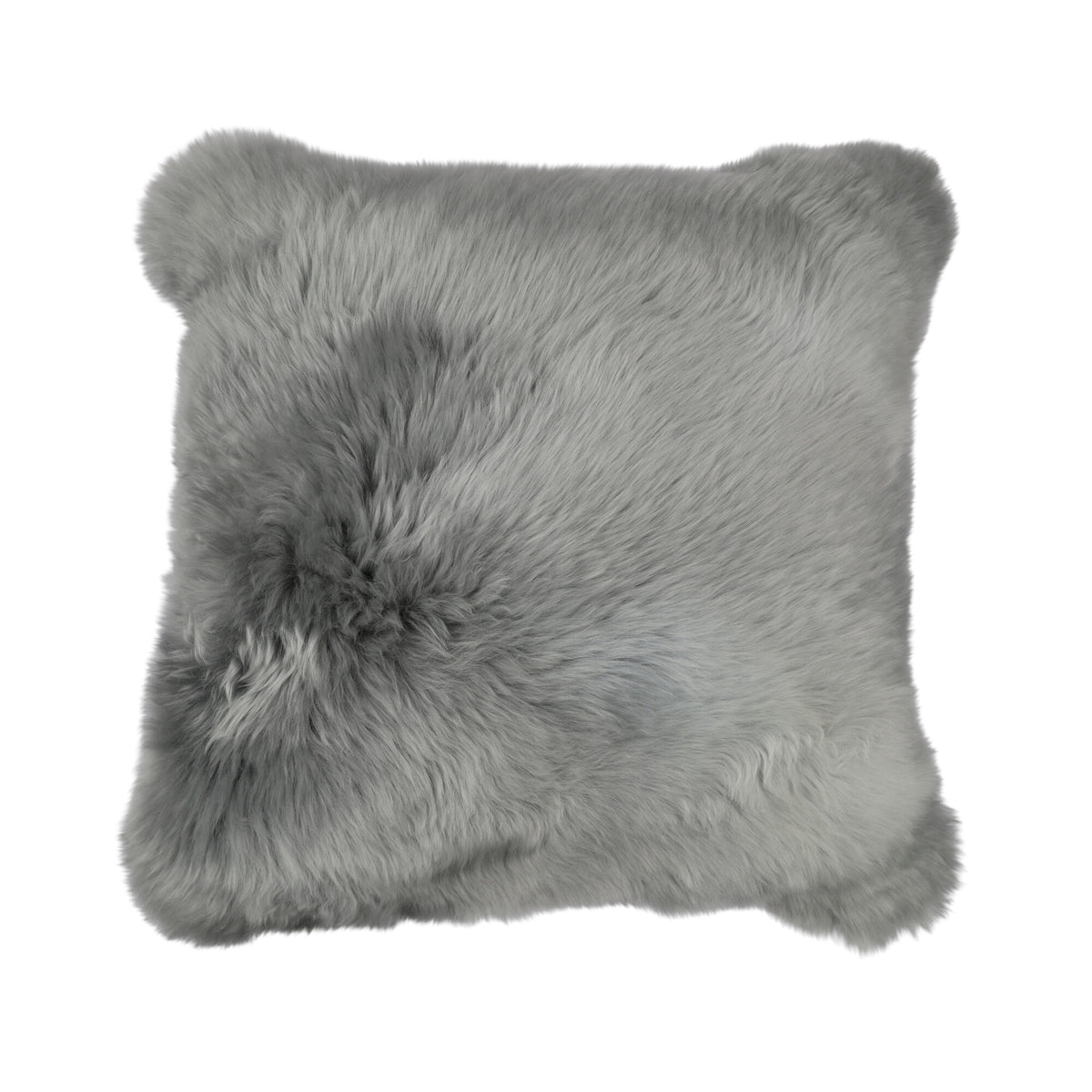 Sheepskin Cushion | Long Wool | New Zealand | 50x50 cm Light Grey