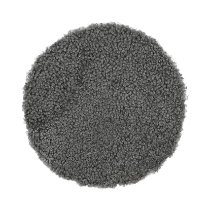 Short Wool Seat Cover | New Zealand | Ø34 cm Scandinavia Light Grey