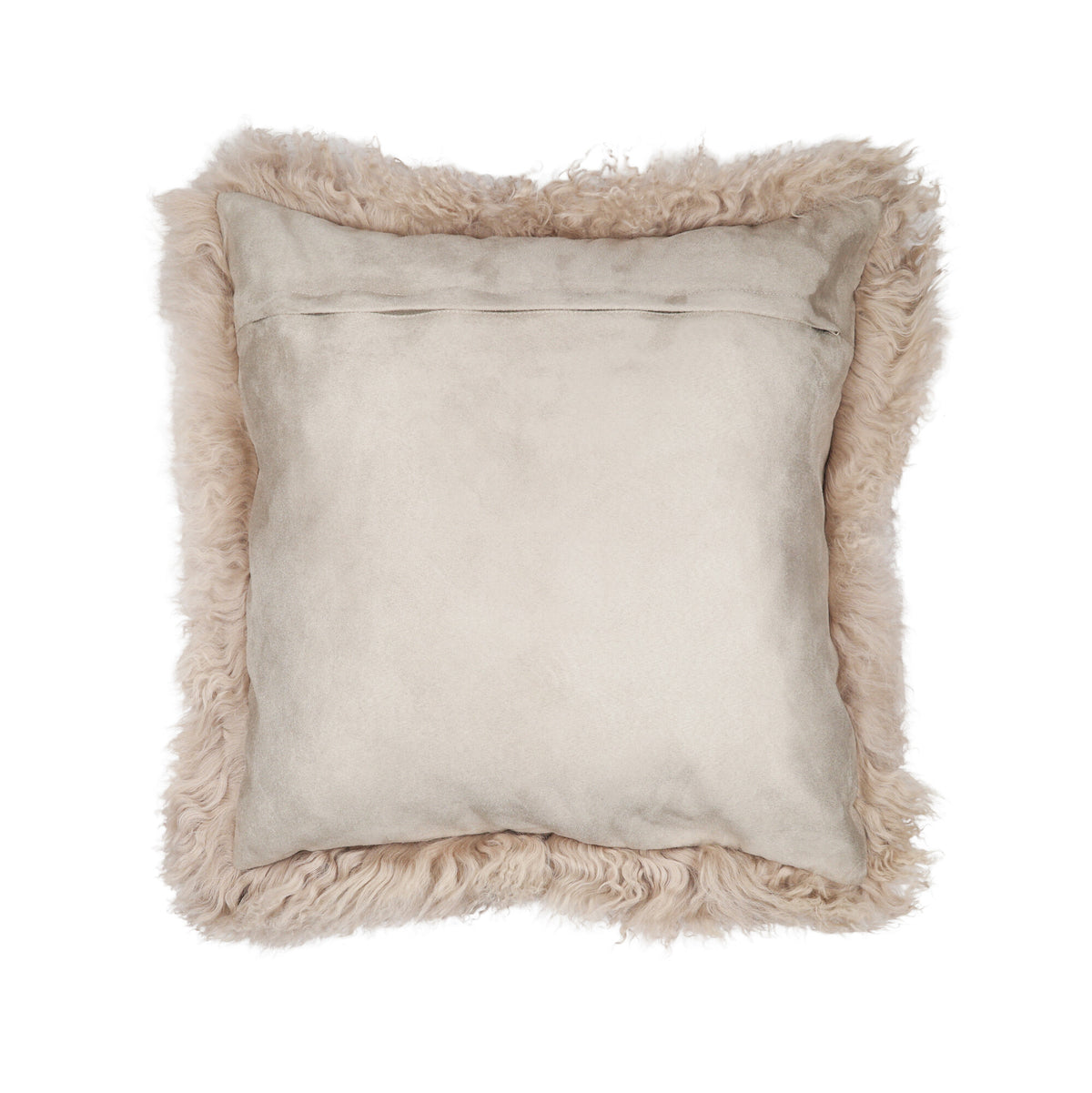 Sheepskin Cushion | Mongolian | 50x50 cm Dove