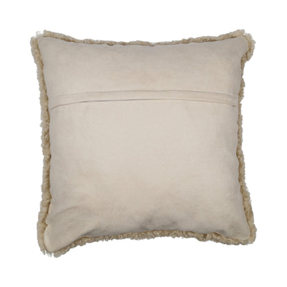 Sheepskin Cushion | Short Wool | New Zealand | 40x40 cm Moon Light