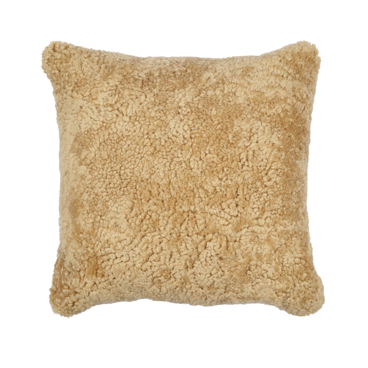 Sheepskin Cushion | Short Wool | New Zealand | 40x40 cm Honey