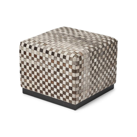 Cow Hide Stool | 46x46 cm | 60x60 cm