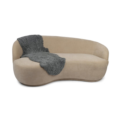 Double Sheepskin |Short Wool | New Zealand | 160x60 cm Scandinavia Light Grey