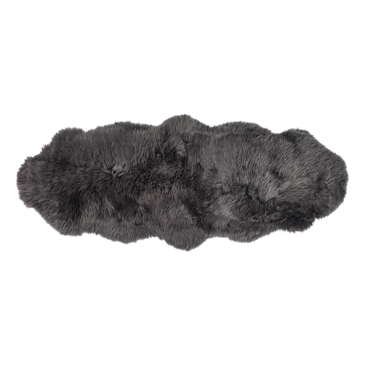 Sheepskin | Long Wool | New Zealand | 160x60 cm Steel