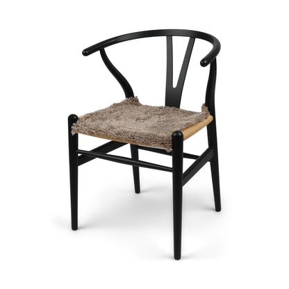 Short Wool Seat Cover | New Zealand | 40x40 cm Sahara