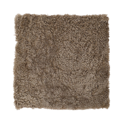 Short Wool Seat Cover | New Zealand | 40x40 cm Sahara