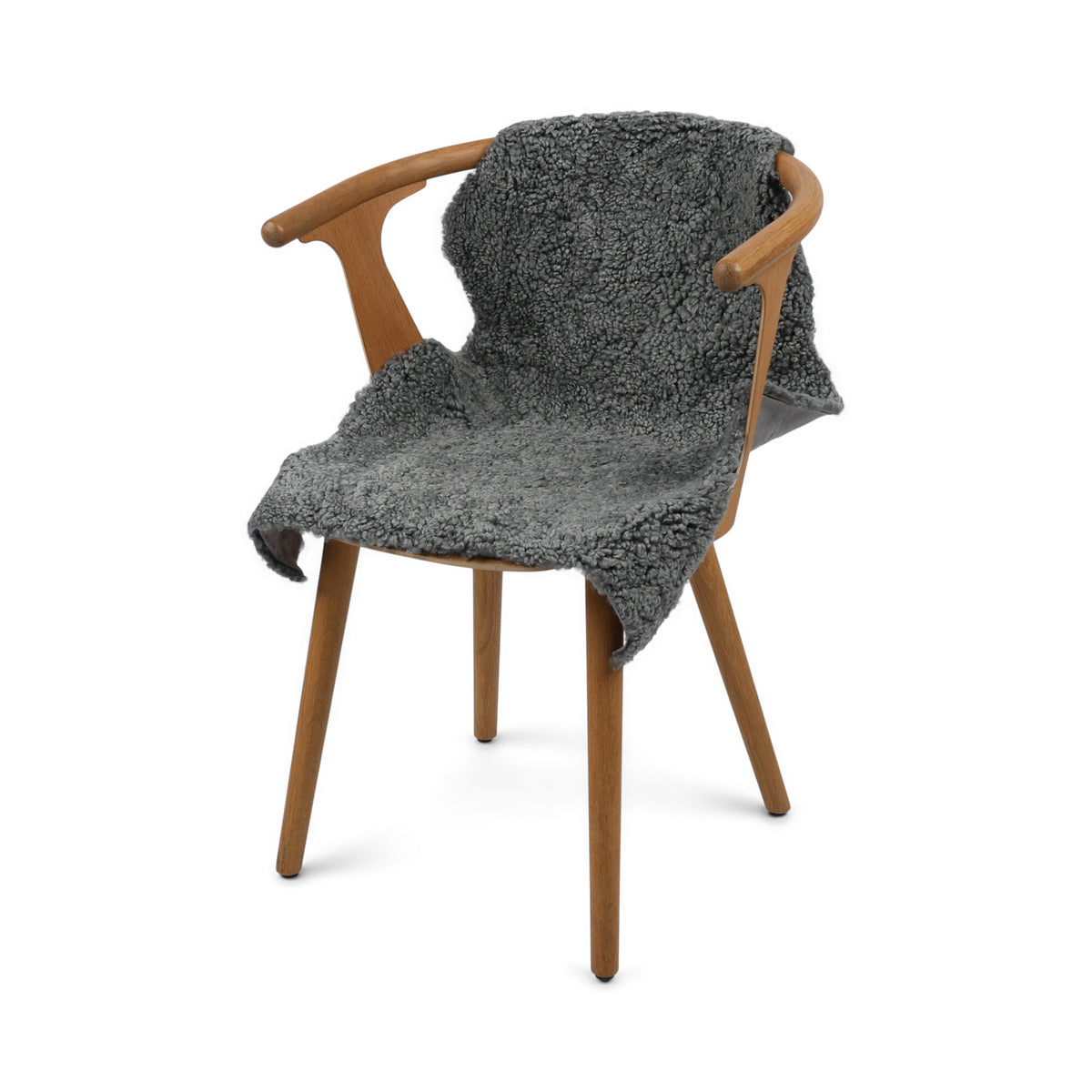 New Zealand Sheepskin | Short Wool | 90x60 cm Scandinavia Light Grey