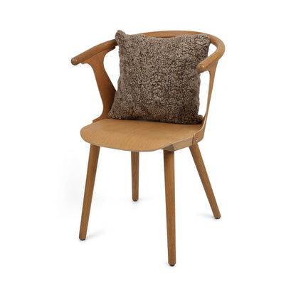 Sheepskin Cushion | Short Wool | New Zealand | 40x40 cm Sahara
