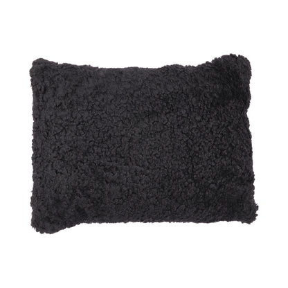 Sheepskin Cushion | Short Wool | New Zealand | 35x45 cm Black