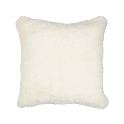 Sheepskin Cushion | Short Wool | New Zealand | 40x40 cm White