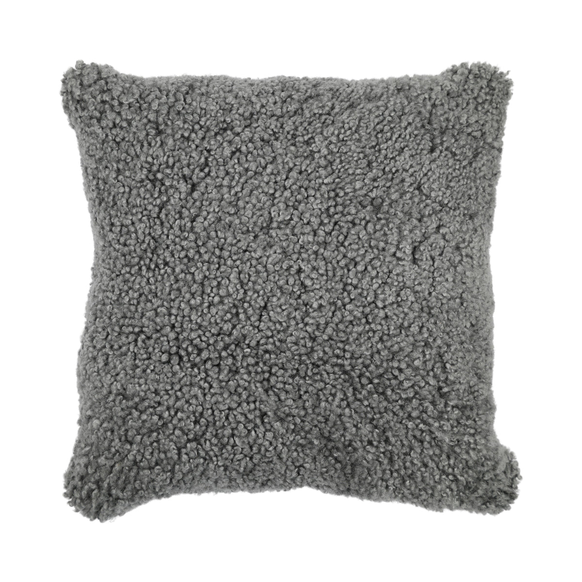Sheepskin Cushion | Short Wool | New Zealand | 40x40 cm Scandinavia Light Grey