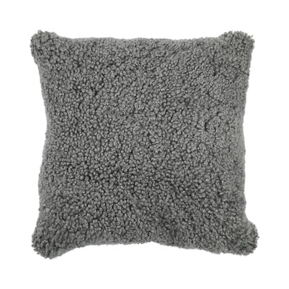 Sheepskin Cushion | Short Wool | New Zealand | 40x40 cm Scandinavia Light Grey