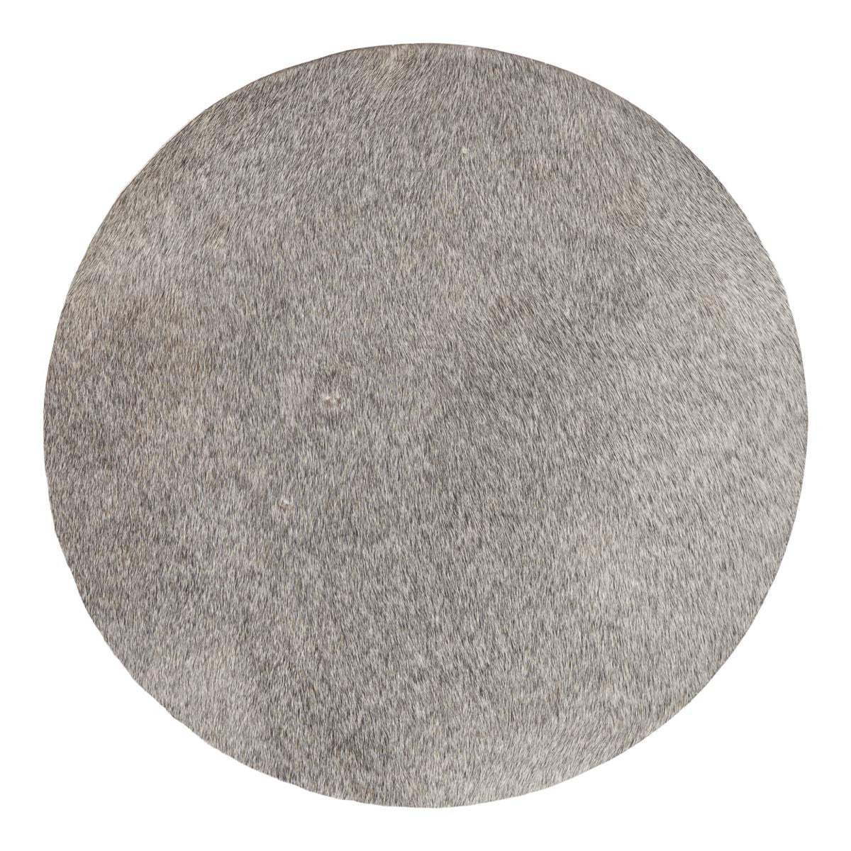 Cow Hide Seat Cover | Ø37 cm Grey