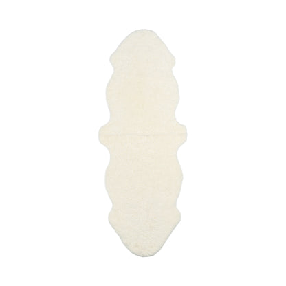 Double Sheepskin |Short Wool | New Zealand | 160x60 cm White