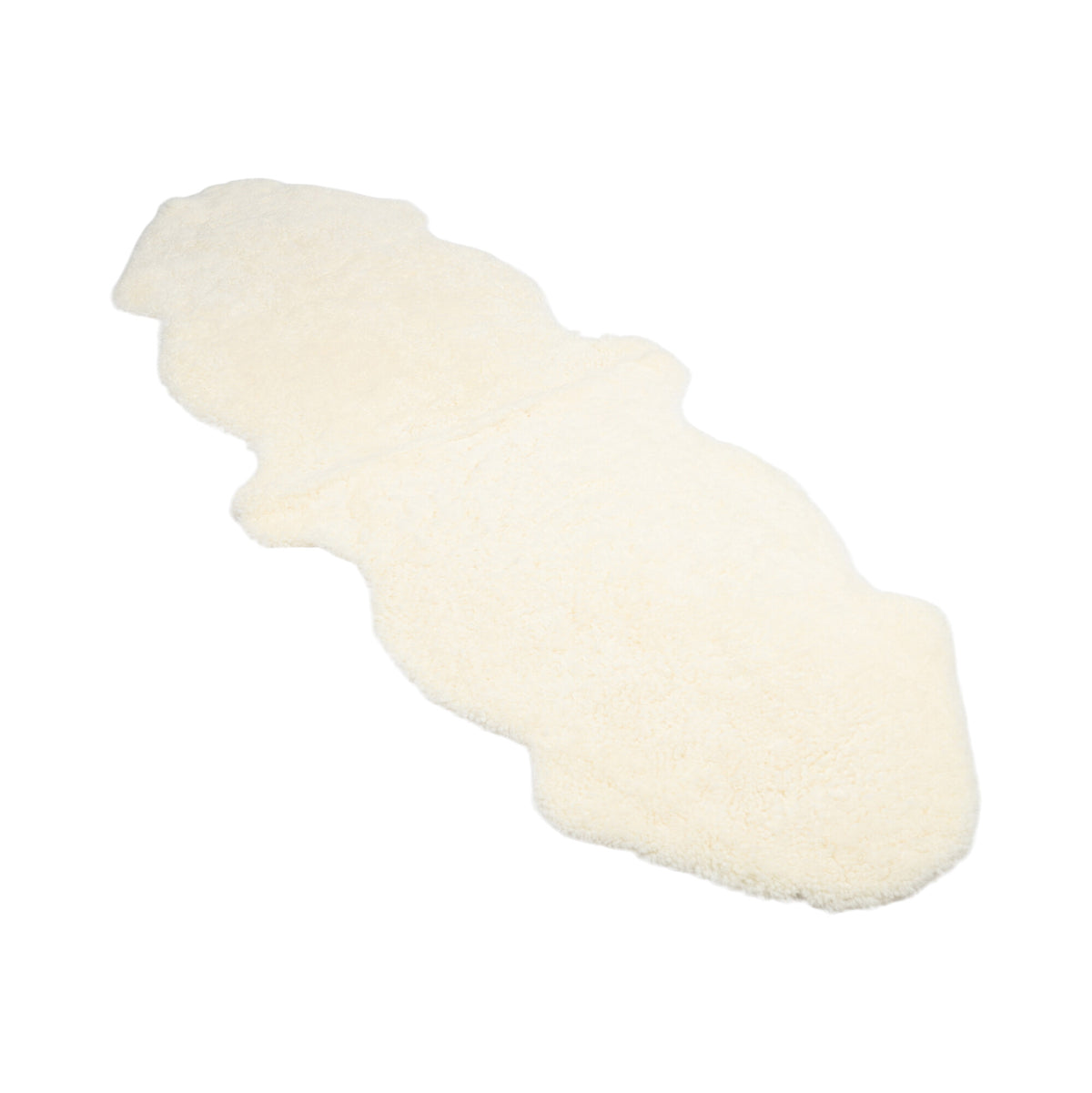 Double Sheepskin |Short Wool | New Zealand | 160x60 cm White