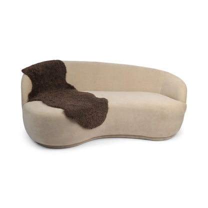 Double Sheepskin |Short Wool | New Zealand | 160x60 cm Mushroom