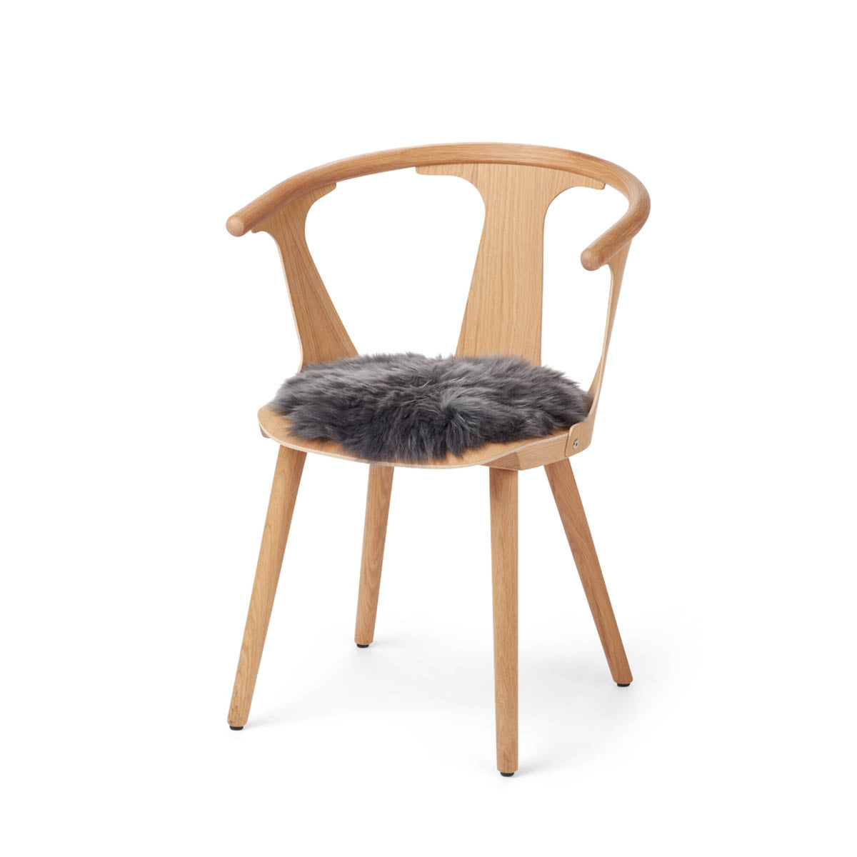Premium Seat Cover | Long Wool | New Zealand | D34 cm Steel