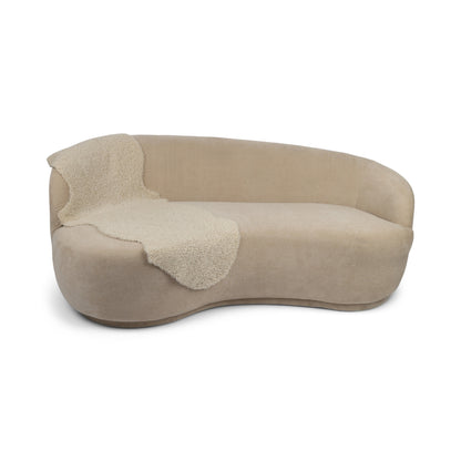 Double Sheepskin |Short Wool | New Zealand | 160x60 cm Moon Light