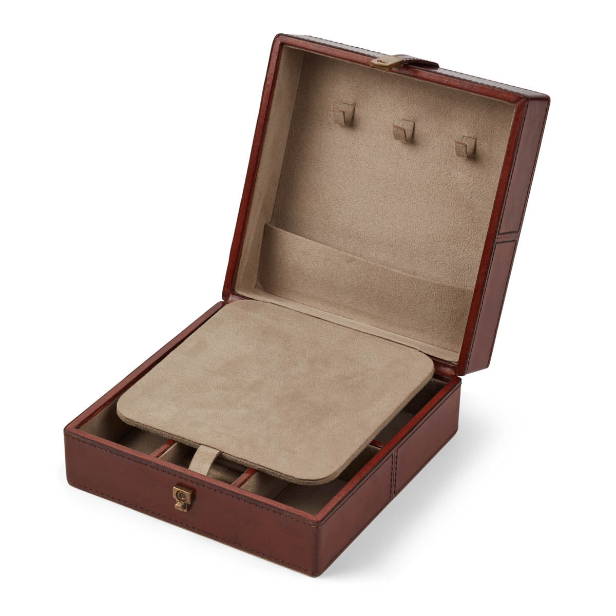 Jewellery Box | 20x20x9 cm Camel