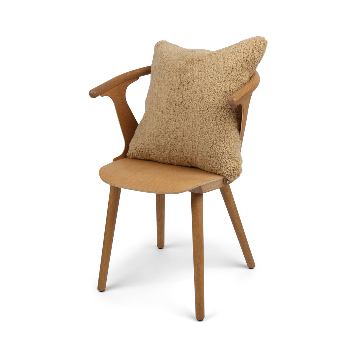 Sheepskin Cushion | Short Wool | New Zealand | 50x50 cm Honey