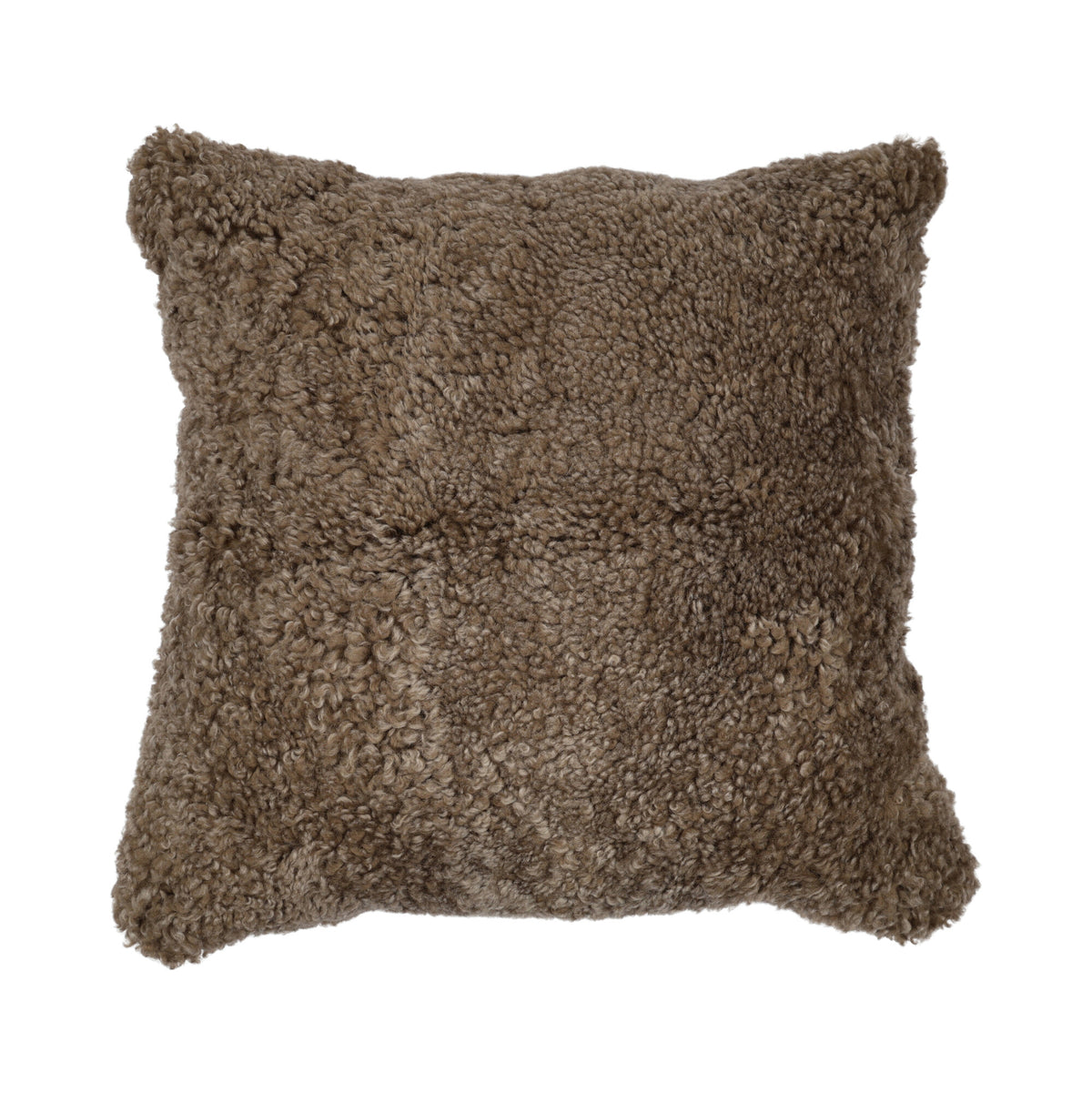 Sheepskin Cushion | Short Wool | New Zealand | 50x50 cm Mushroom