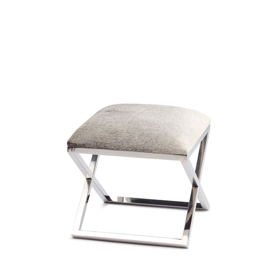 Stool Of Cow Hide | 45x45x45 cm