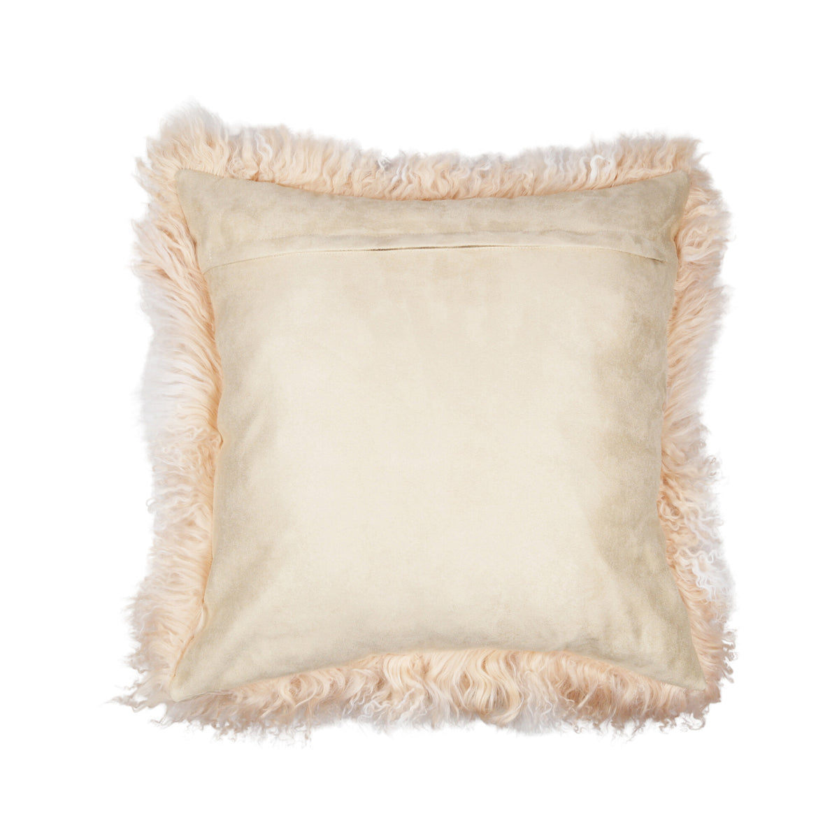 Sheepskin Cushion | Mongolian | 50x50 cm Arctic Sunrise