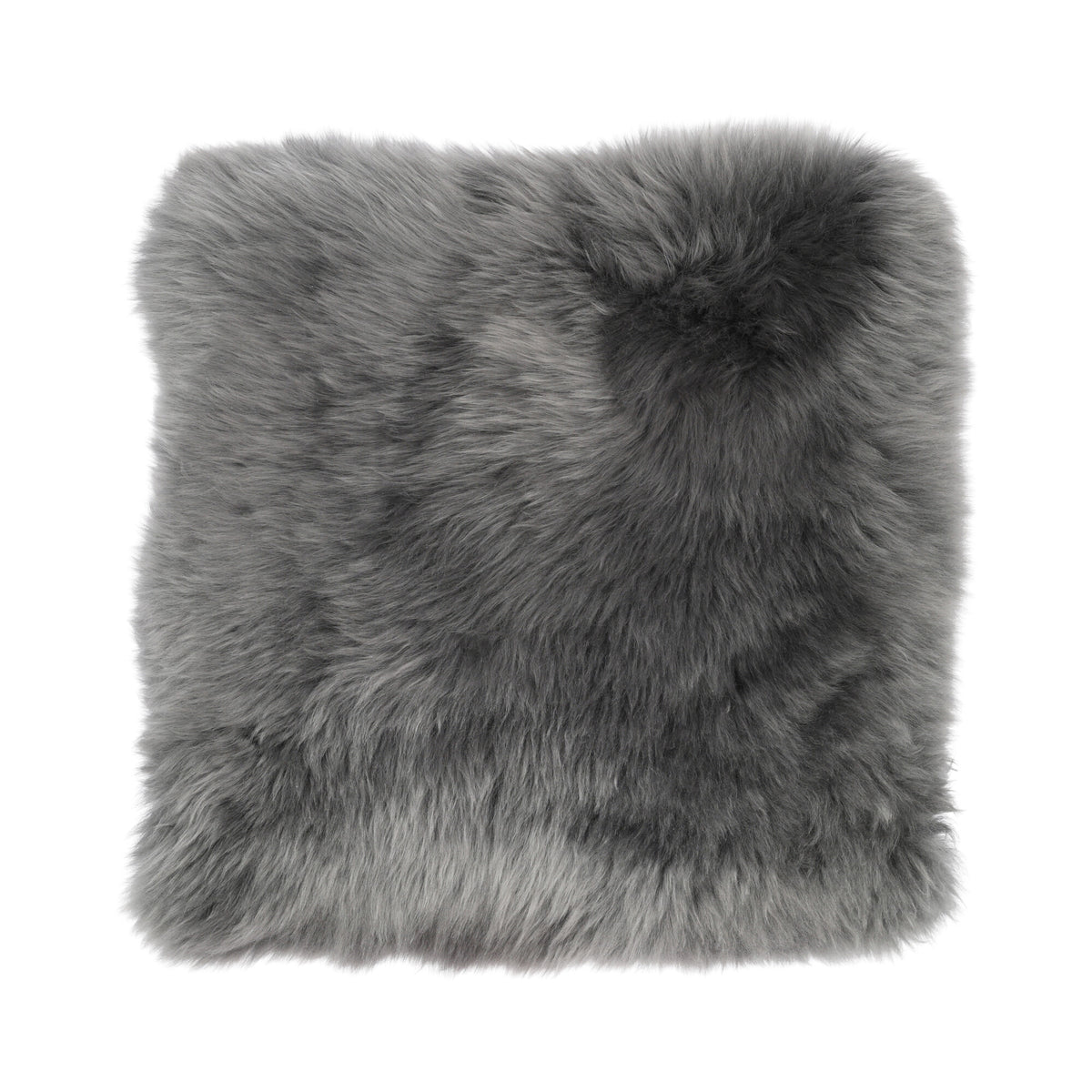 Long Wool Seat Cover | New Zealand | 40x40 cm Steel