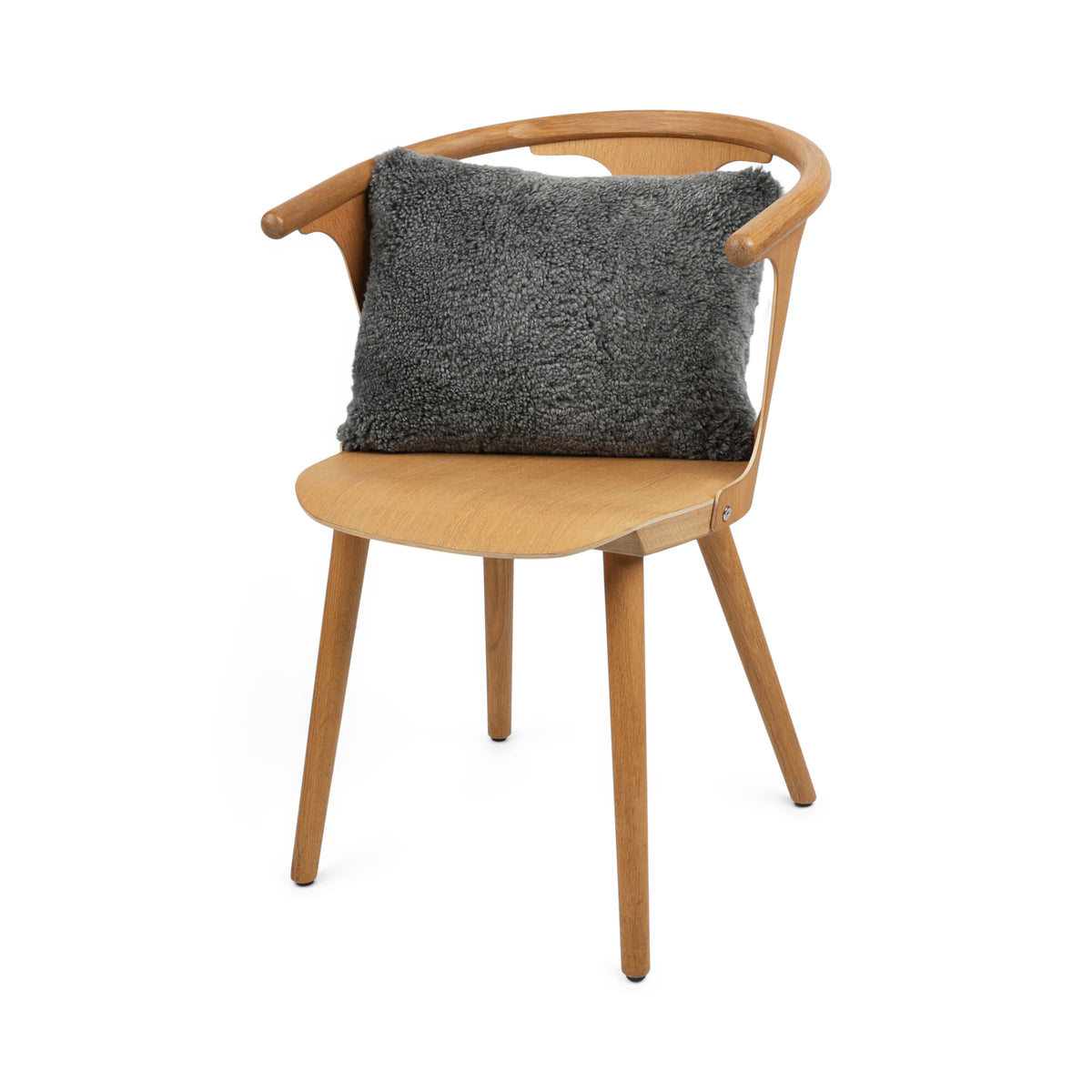 Sheepskin Cushion | Short Wool | New Zealand | 35x45 cm Scandinavia Light Grey