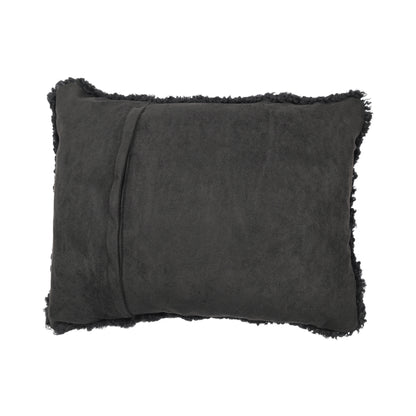 Sheepskin Cushion | Short Wool | New Zealand | 35x45 cm Black