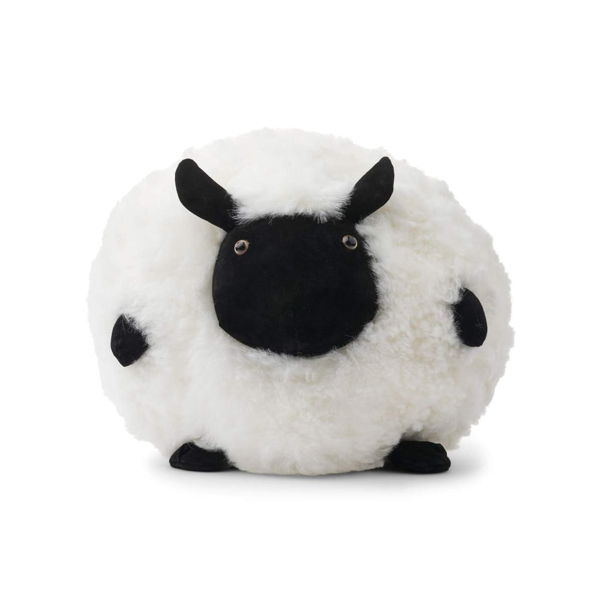 Cute Sheep Cushion | Ø30 cm  Black/White