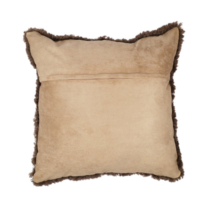Sheepskin Cushion | Short Wool | New Zealand | 50x50 cm Mushroom