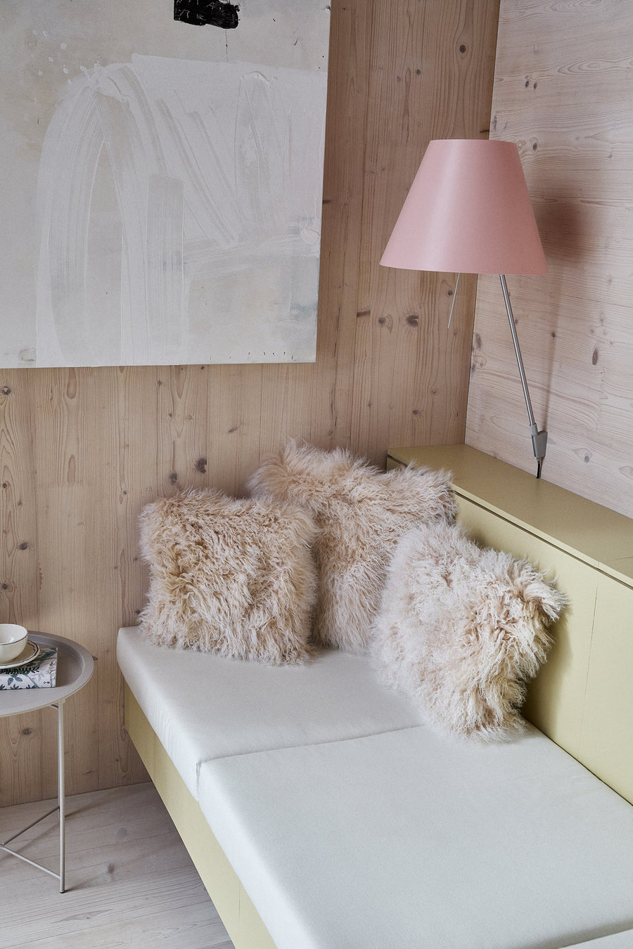 Sheepskin Cushion | Tibet | 40x40 cm