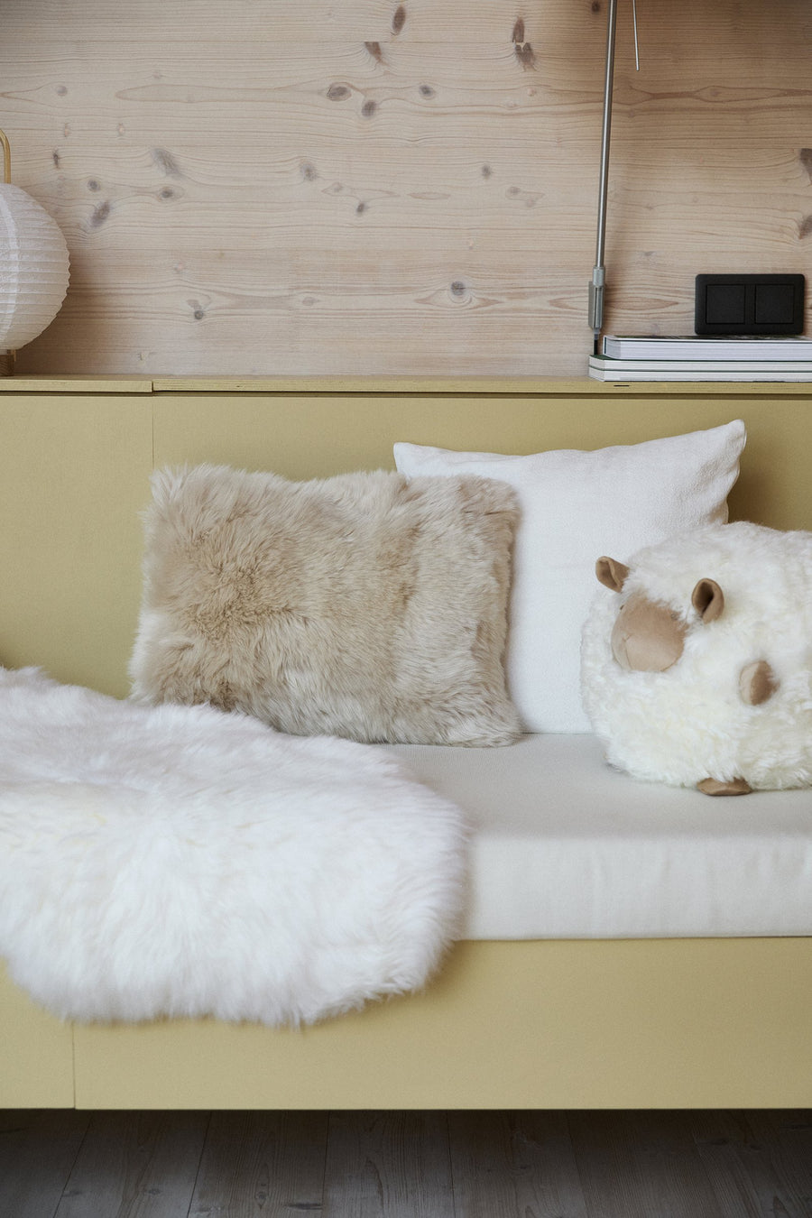 Sheepskin Cushion | Long Wool | New Zealand | 50x50 cm